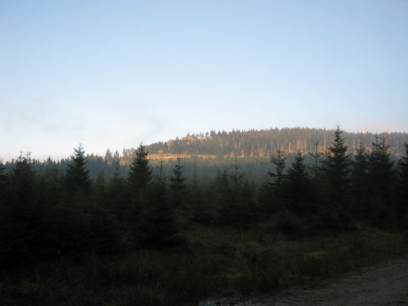 2009-10-29 Brocken (01) traintracks in distance